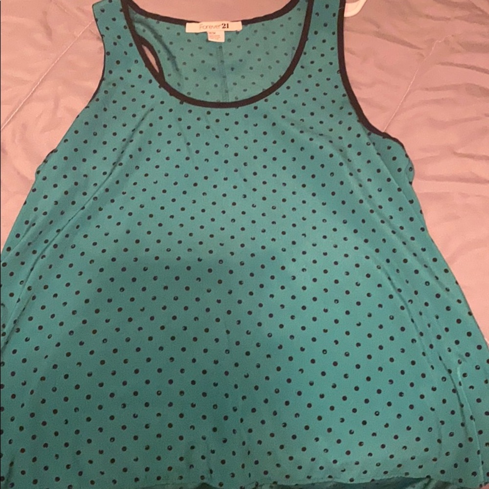 A green shirt
